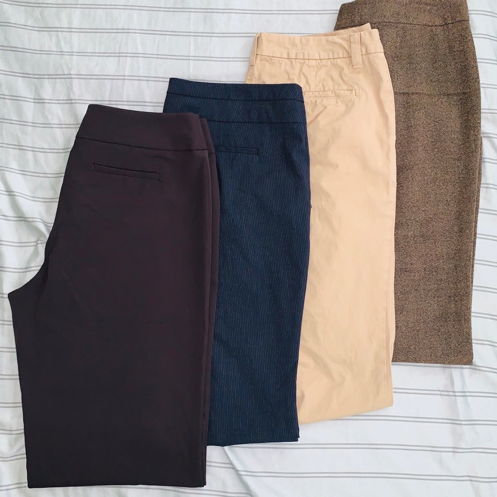 EUC lot of 4 Ladies’ Pants
